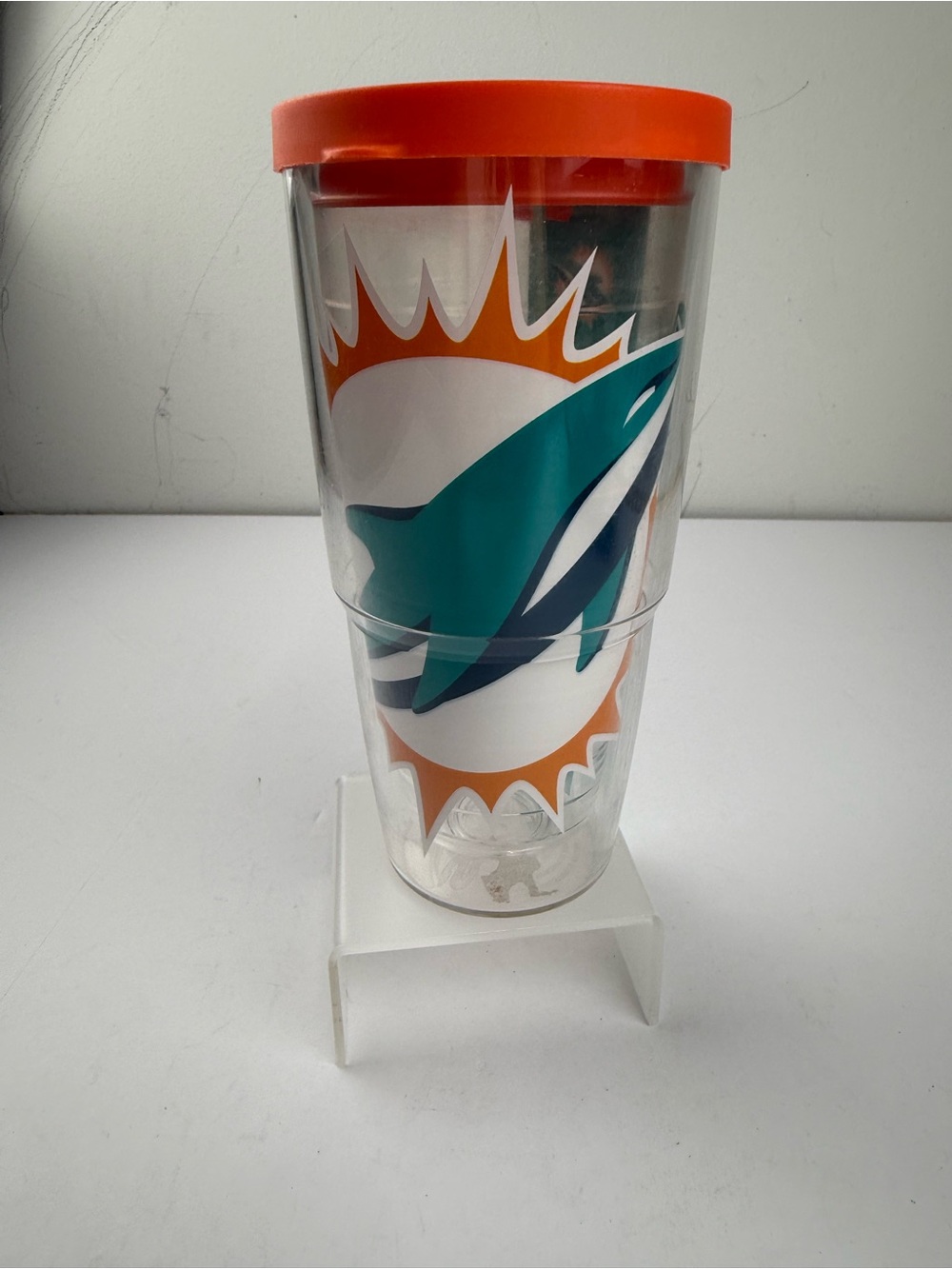 Miami Dolphins Licensed NFL Tervis 24 Oz Tumbler with Lid
